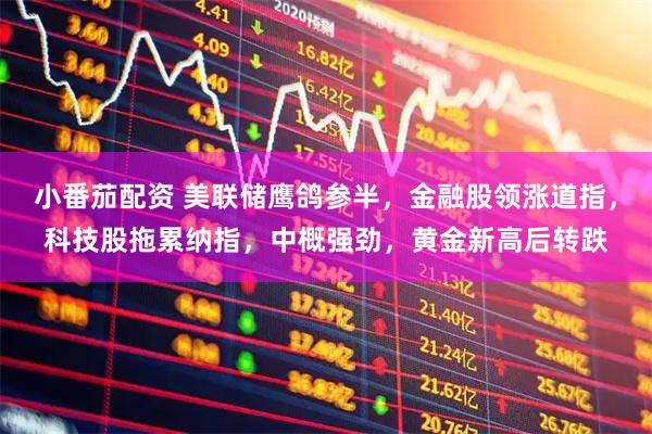 小番茄配资 美联储鹰鸽参半，金融股领涨道指，科技股拖累纳指，中概强劲，黄金新高后转跌